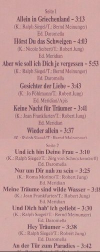 Nicole: Gesichter der Liebe, Jupiter(827 332-1), D, 1985 - LP - Y3417 - 6,00 Euro
