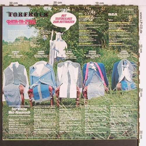 Torfrock: Rata-Ta-Zong, RCA (PL 28332), D, 1978 Typ: LP Best.-Nr.: Y3462 Preis: 6,00 Euro