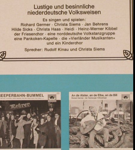 V.A.Hör Mol'n Beten To: Richard Germer... Vierländer Musik., Polydor(249 099), D, 1966 - LP - Y3510 - 7,50 Euro