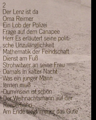 Scheibner,Hans: Wenn die Nachtigall zuschlägt, Live, Fontana (6434 169), D Typ: LP Best.-Nr.: Y3586 Preis: 7,50 Euro