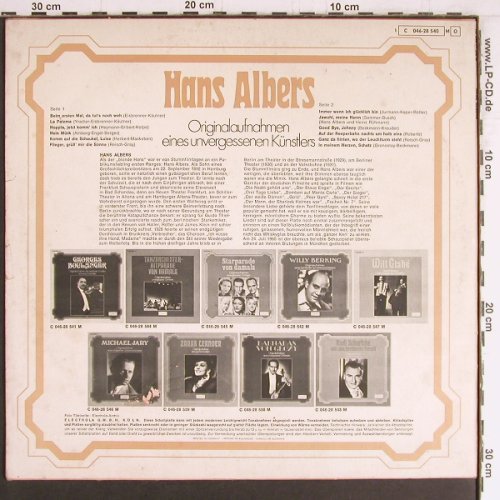 Albers,Hans: Originalaufn.e.unverg.Künstlers, Kristall (Mono) (C 046-28 540), D,m-/vg+ Typ: LP Best.-Nr.: Y3639 Preis: 5,00 Euro