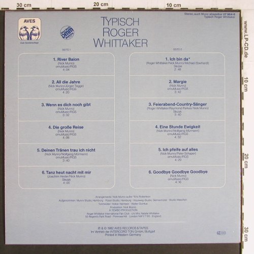 Whittaker,Roger: Typisch, Club-Ed., Aves (27 964-6), D, 1982 Typ: LP Best.-Nr.: Y3644 Preis: 6,00 Euro