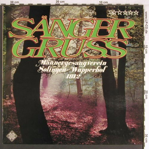 Männergesangverein Solingen: Wupperhof - Snger Gruß, Telefunken(SLE 14 582-P), D,  - LP - Y3688 - 9,00 Euro