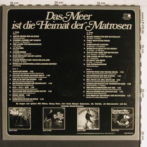V.A.Das Meer i.d.Heimat d.Matrosen: Will Höhne,Georg Stern,Starlets.., Metronome(DALP 2/1919), D, Foc, 1973 - 2LP - Y3704 - 9,00 Euro