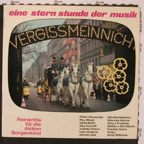 V.A.Vergissmeinnicht: Eine Stern Stunde der Musik, Foc, Sternmusik(88 201 Y), D,  - LP - Y38 - 6,00 Euro