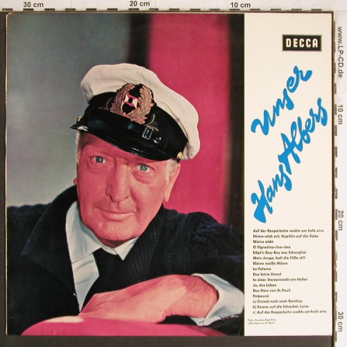 Albers,Hans: unser Hans Albers, Decca (SLK 16477-P), D Typ: LP Best.-Nr.: Y4005 Preis: 7,50 Euro