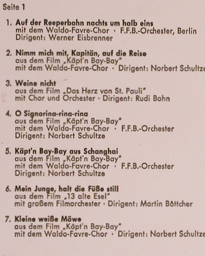 Albers,Hans: unser Hans Albers, Decca (SLK 16477-P), D Typ: LP Best.-Nr.: Y4005 Preis: 7,50 Euro