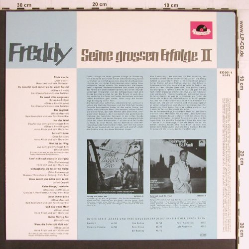 Quinn,Freddy: Seine Grossen Erfolge II,Mono(1964), Polydor, Ri(833 001-1), D,  - LP - Y4011 - 7,50 Euro