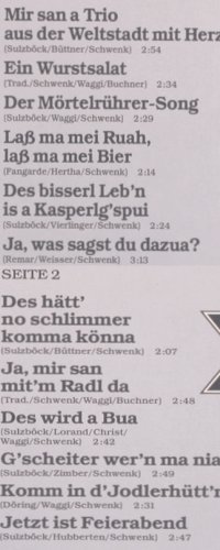 3 lustigen Moosacher: Goldstücke unvergänglicher Volksmus, Karussell(2872 189), D,  - LP - Y4044 - 6,00 Euro