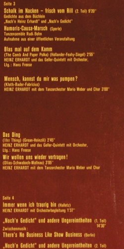 Erhardt,Heinz: Was bin ich wieder für ein Schelm, Telefunken (6.28019 DP), D, Foc, 1972 Typ: 2LP Best.-Nr.: Y4081 Preis: 6,00 Euro