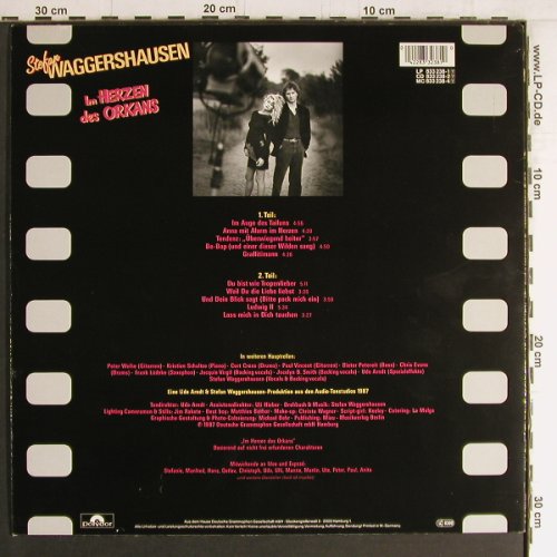 Waggershausen,Stefan: Im Herzen des Orkans, Polydor (833 238-1), D, 1987 Typ: LP Best.-Nr.: Y4156 Preis: 6,00 Euro