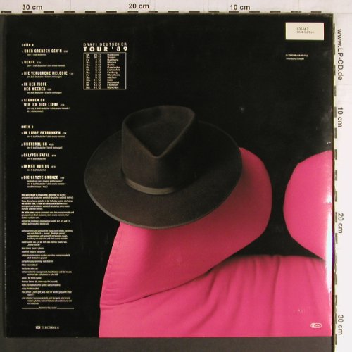 Deutscher,Drafi: Über Grenzen Gehen, Electrola Club Ed.(63 584 7), D, 1989 - LP - Y4162 - 5,00 Euro