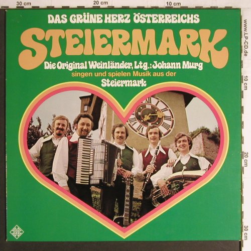 Original Weinländer: Steiermark, Ltg. Johann Murg, Telefunken(6.23545 AF), D, 1978 - LP - Y4221 - 6,00 Euro