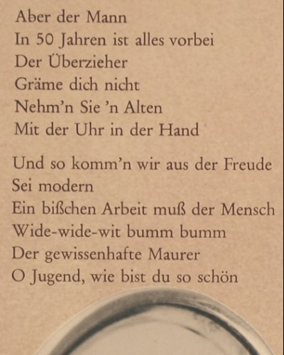 Reutter,Otto: In 50 Jahren ist alles vorbei(1956), Karussell(635 084), D, Mono,  - LP - Y4232 - 6,00 Euro