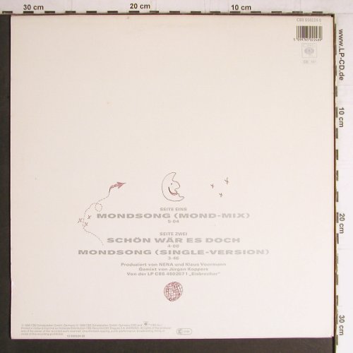 Nena: Mondsong*2+1, CBS(650224 6), D, 1986 - 12inch - Y4237 - 4,00 Euro