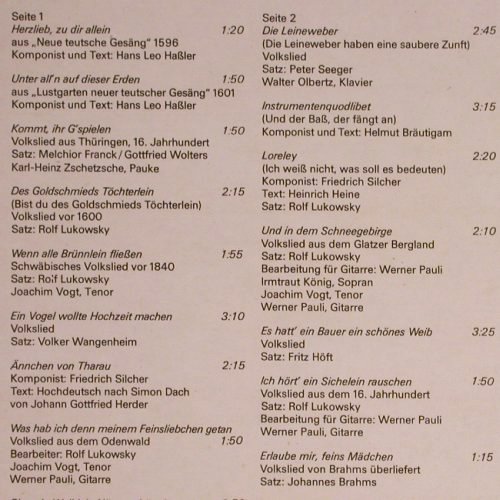 Rundfunk-Jugendchor Wernigerode: Im Schönsten Wiesengrunde'72, Eterna(8 35 050), DDR, 1978 - LP - Y4260 - 7,50 Euro