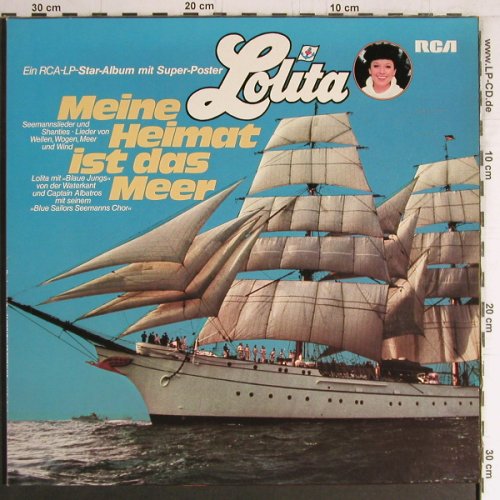 Lolita: Meine Heimat i.d.Meer,+Poster 6xLP, RCA (PL 29 400), D, Foc, 1977 Typ: LP Best.-Nr.: Y4275 Preis: 7,50 Euro