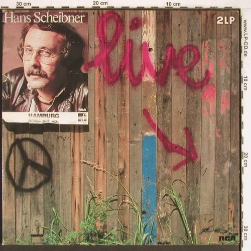 Scheibner,Hans: Live, Foc, Audimax Kiel, RCA (PL 28455), D, 1981 Typ: 2LP Best.-Nr.: Y4356 Preis: 7,50 Euro