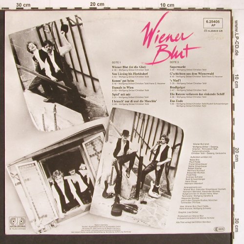 Wiener Blut: Same, vg+/m-, Jupiter (6.25405 AP), D, 1982 Typ: LP Best.-Nr.: Y4491 Preis: 5,00 Euro