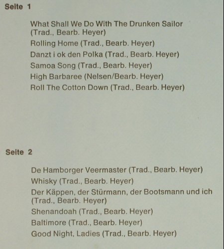 V.A.Shanties: Jakschtat,Seelords,ArnoRenk..u.a., MFP (MFP 5594), D, 12Tr. Typ: LP Best.-Nr.: Y4507 Preis: 5,00 Euro