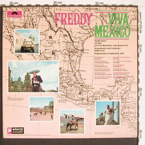Quinn,Freddy: Viva Mexico (spanisch gesungen), Polydor/Stern(249 248), D, 1968 - LP - Y4517 - 7,50 Euro