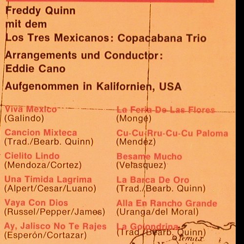 Quinn,Freddy: Viva Mexico (spanisch gesungen), Polydor/Stern(249 248), D, 1968 - LP - Y4517 - 7,50 Euro
