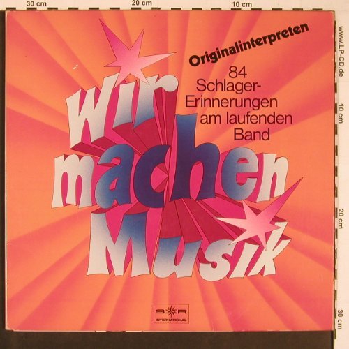 V.A.Wir machen Musik: 84 Schlagererinnerungen, Foc, Polydor / S*R (64 742), D,Club Ed., 1976 Typ: 3LP Best.-Nr.: Y451 Preis: 6,00 Euro