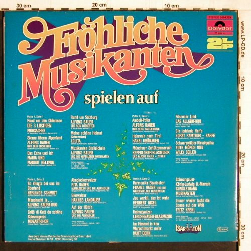 V.A.Fröhliche Musikanten: spielen auf, Foc, Polydor(2664 279), D,  - 2LP - Y4593 - 6,00 Euro