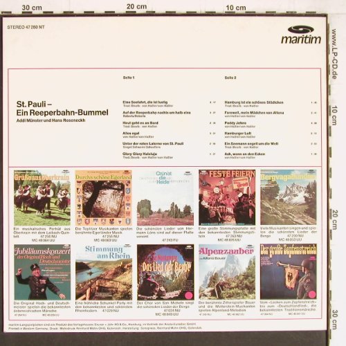 Münster,Addi & Hans Roseneckh: St.Pauli-Ein Reeperbahn-Bummel, Maritim(47 280 NT), D,  - LP - Y4634 - 7,50 Euro