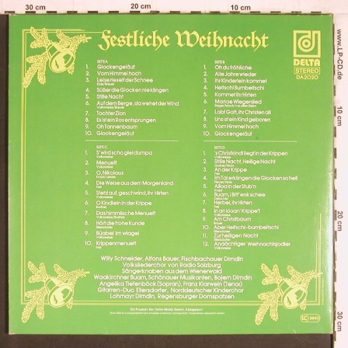 V.A.Festliche Weihnacht: Willy Schneider,Alfons Bauer....Foc, DELTA(DA 2020), D,  - 2LP - Y4645 - 7,50 Euro