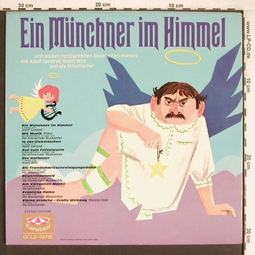 V.A.Ein Münchner Im Himmel: und andere Kostbarkeiten bayerisch., Karussell(2415 082), D, Ri,  - LP - Y4676 - 6,00 Euro