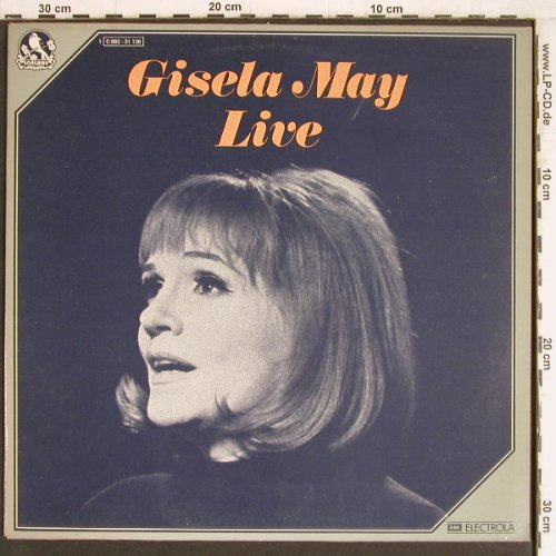 May,Gisela: Live (Pierre Cardin Center Paris), Songbird/EMI(062-31 136), D, 1975 - LP - Y4713 - 7,50 Euro
