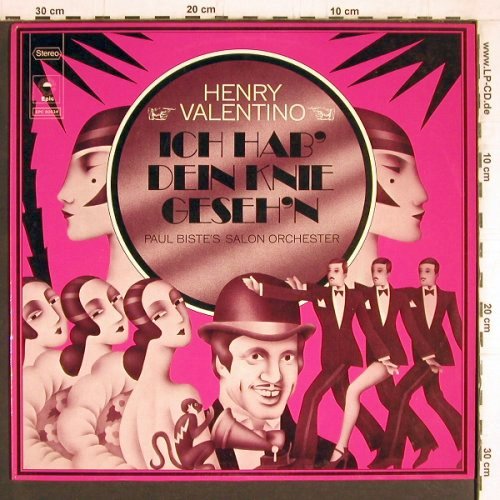 Valentino,Henry/P.Biste Salon Orch.: Ich Hab'deine Knie Gesehn, Epic (EPC 80 834), NL,Muster, 1975 Typ: LP Best.-Nr.: Y4721 Preis: 6,00 Euro