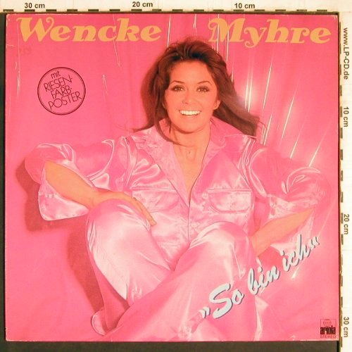 Myhre,Wencke: So Bin Ich, incl. Poster, Ariola(28 999 IT), D, woc, 1977 - LP - Y4787 - 6,00 Euro