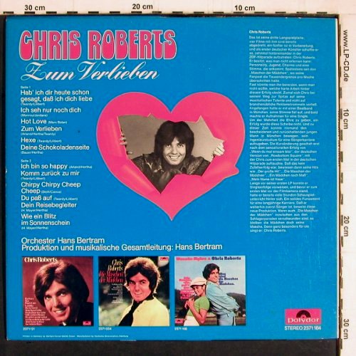 Roberts,Chris: Zum Verlieben, Polydor(2371 184), D, 1971 - LP - Y4830 - 7,50 Euro