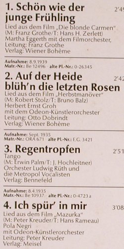 V.A.Schlagerparade: 1935, M.Eggerth,H.ErnstGroh,P.Negri, Der goldene Trichter (1 56308 1), D, m-/vg+ Typ: LP Best.-Nr.: Y4906 Preis: 5,00 Euro