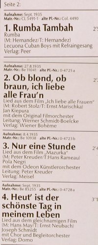 V.A.Schlagerparade: 1935, M.Eggerth,H.ErnstGroh,P.Negri, Der goldene Trichter (1 56308 1), D, m-/vg+ Typ: LP Best.-Nr.: Y4906 Preis: 5,00 Euro