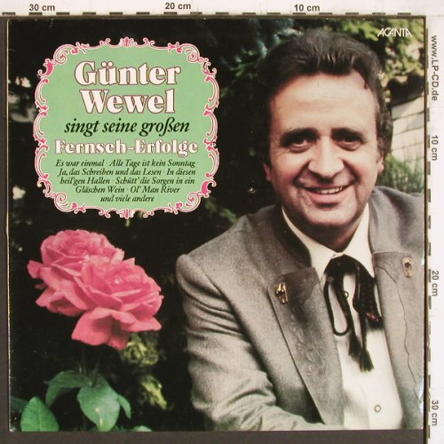 Wewel,Günter: singt seine großen Fernseh-Erfolge, Acanta (23 577), D, 1987 Typ: LP Best.-Nr.: Y4913 Preis: 6,00 Euro