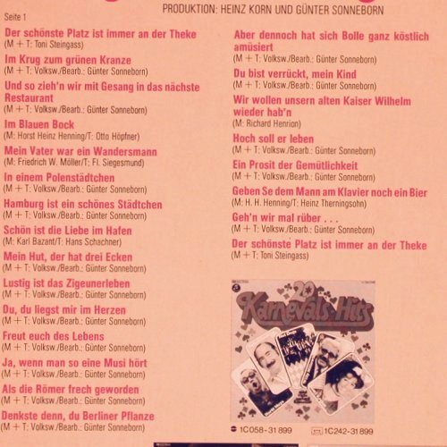 Millowitsch,Willy: Thekenlieder mit,Tanzen u.Mitsingen, Emi Odeon(062-31 926), D, 1976 - LP - Y4996 - 5,00 Euro