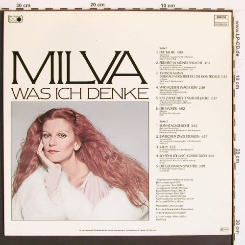 Milva: Was Ich Denke, Metronome(0060.204), D, 1979 - LP - Y5005 - 5,00 Euro