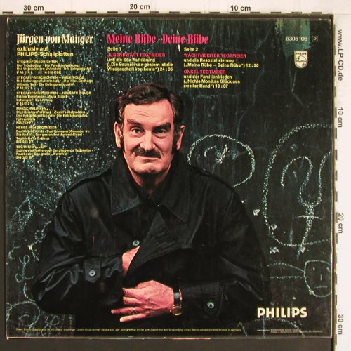 von Manger,Jürgen: Meine Rbe-Deine Rbe(Kein Poster), Philips(6305 106), D,  - LP - Y5040 - 7,50 Euro