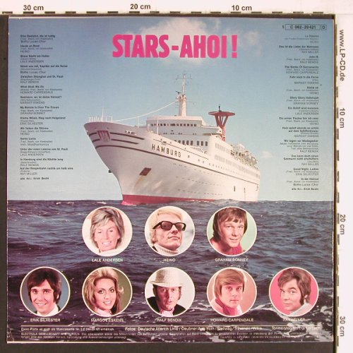 V.A.Stars-Ahoi !: Botho Lucas Chor,Heino,Eskins..., MPF (C 062-29 421), D, 1971 Typ: LP Best.-Nr.: Y5064 Preis: 6,00 Euro