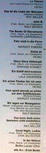 V.A.Stars-Ahoi !: Botho Lucas Chor,Heino,Eskins..., MPF (C 062-29 421), D, 1971 Typ: LP Best.-Nr.: Y5064 Preis: 6,00 Euro
