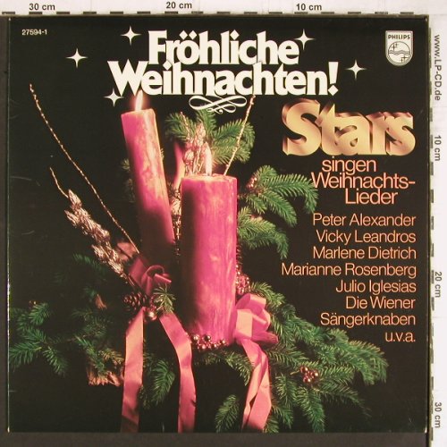 V.A.Fröhliche Weihnachten: Stars singen ihre Weihnachtslieder, Philips(27 594-1), D,  - LP - Y5090 - 5,00 Euro