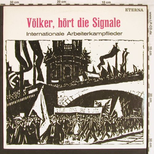 V.A.Völker Hört die Sinale: Internationale...Sein rotes Banner, Eterna (8 15 061), DDR, 1980 Typ: LP Best.-Nr.: Y5131 Preis: 5,00 Euro