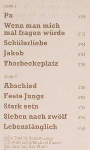 Long,Robert: über kurz oder lang, EMI(066-26 248), D, 1979 - LP - Y5155 - 5,00 Euro
