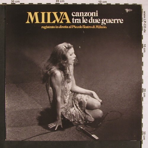 Milva: Canzoni Tra Le Due Guerre, Elan(ELA 8011), I, 1978 - LP - Y516 - 7,50 Euro