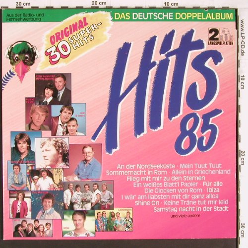 V.A.Hits'85: Das deutsche Doppelalbum,Foc, Ariola(302 591-503), D, co, 1985 - 2LP - Y5182 - 6,00 Euro