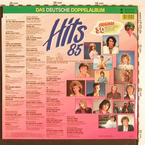 V.A.Hits'85: Das deutsche Doppelalbum,Foc, Ariola(302 591-503), D, co, 1985 - 2LP - Y5182 - 6,00 Euro