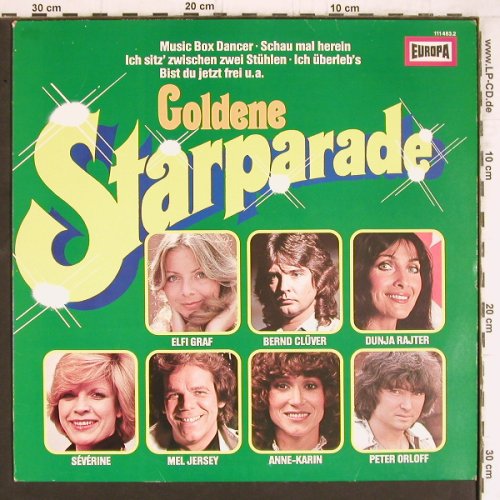 V.A.Goldene Starparade: Mel Jersey,Elfi Graf,Bernd Clüver.., Europa(111 483.2), D, 1983 - LP - Y5187 - 5,00 Euro